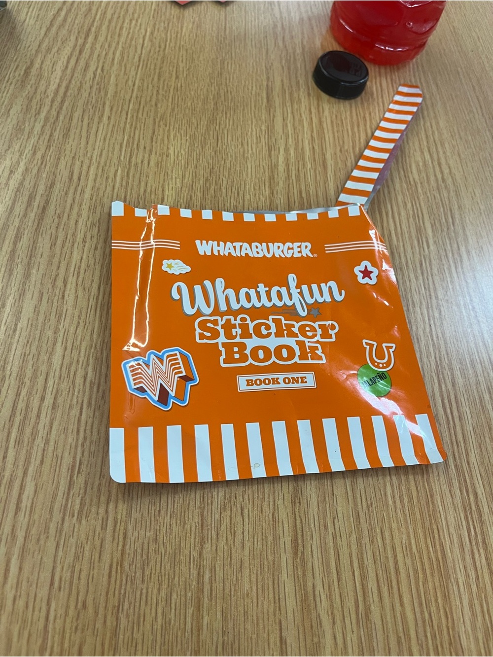 Whatafun Orange Sticker Book -